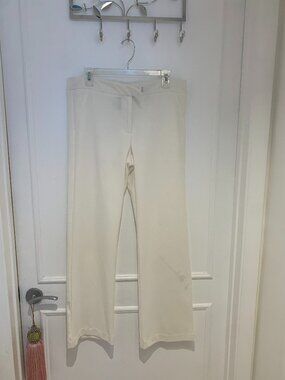 Jules & Leopold Ivory Stretch Pants Size 10, Gently Used